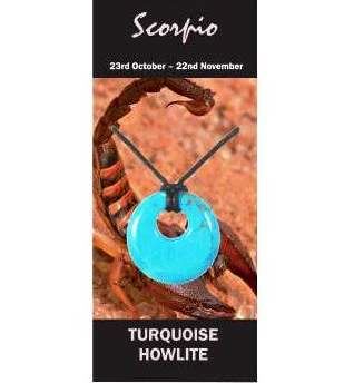 Scorpio Natural Jewellery Agogo Necklace